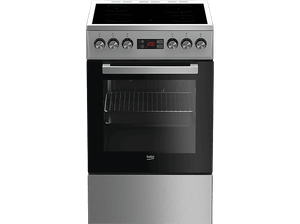 Kuchnia z płytą ceramiczną BEKO FSM57300GX Grill Termoobieg Czyszczenie parą 50cm