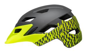 Kask dziecięcy BELL SIDETRACK wavy checks matte retina sear roz. Uniwersalny (47–54 cm) (47-54)