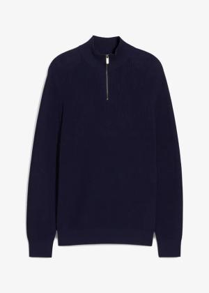 Bluza ze stójką z czystej bawełny