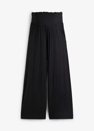 Spodnie ciążowe culotte z wiskozy, o kroju loose fit