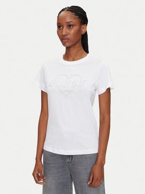 Guess T-Shirt V5GI10 K9RM1 Biały Regular Fit