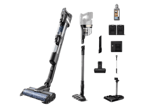 Odkurzacz pionowy PHILIPS AquaTrio XW9465/11 z funkcją aktywnego mycia, dwie baterie w zestawie Czarny