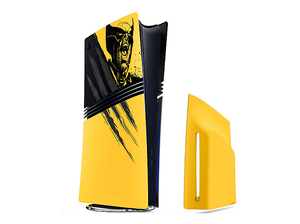 Osłony konsoli PLAYSTATION 5 Pro – edycja limitowana Marvel’s Wolverine Battle Yellow Żółto-czarny