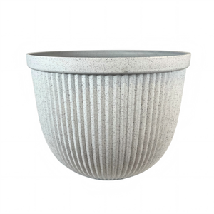 Donica plastikowa SOUTHLAKE ROUND GALVI śr. 37 cm ecru