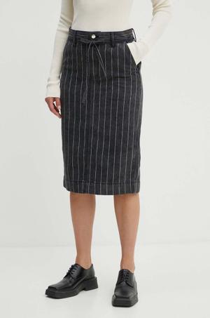 Day Birger et Mikkelsen spódnica jeansowa Betsy - Denim Stripes