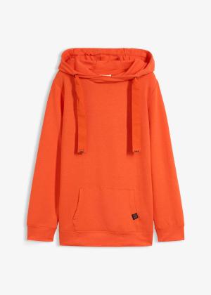 Bluza z kapturem, z miękkiego materiału z wiskozą