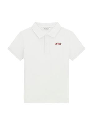 Guess Polo L6YP04 K3999 Biały Regular Fit