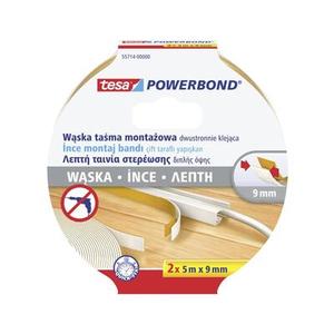 Taśma montażowa wąska do LED 2 x 5 m x 9 mm tesa