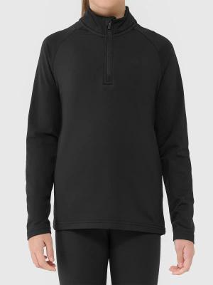 4F Bluza dziecięca BIELIZNA DRAPANA U106 czarna (134/140)