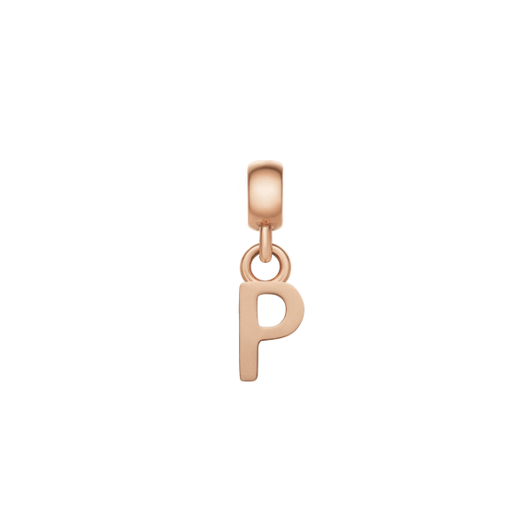 Daniel Wellington DW Charm Letter P Rose Gold