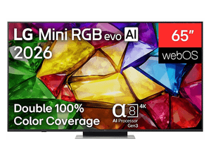 Telewizor Mini RGB Evo LG 65MRGB87B6B 65" 4K 144Hz Dolby Vision FreeSync Grafitowy