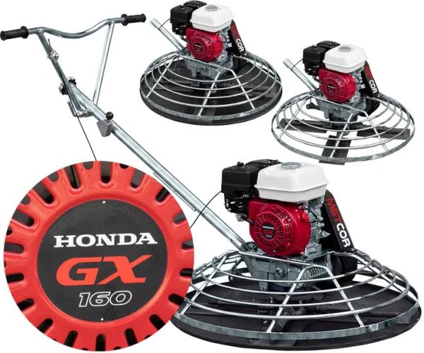 ZACIERACZKA SPALINOWA DO BETONU 1000mm 6,5KM HONDA TALERZ ŁOPATKOWY METCOR