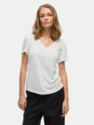 Vila T-Shirt Amer 14093441 Biały Regular Fit