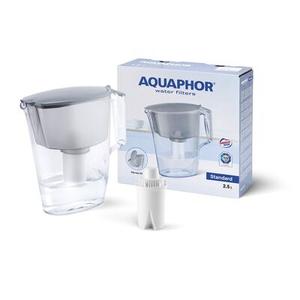 Dzbanek filtrujący Aquaphor Standard 2,5 l z wkładem B15 szary