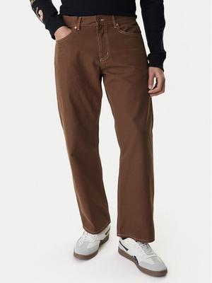 RVCA Spodnie materiałowe Dayshift 23A113502 Brązowy Relaxed Fit