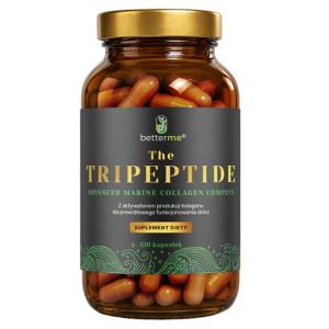 Kolagen Tripeptydy rybie 120KAPS KWAS HIALURONOWY I WITAMINA C BETTERME
