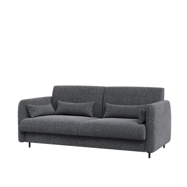 Sofa Bed Concept BC-35 do półkotapczanu BC-13 204x74x93 cm | Grafit | Dąb artisan | do małych pomieszczeń | kompaktowa | wygodna