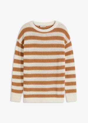 Sweter oversize z czystej bawełny