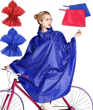 Peleryna przeciwdeszczowa rowerowa płaszcz ponczo na rower 138x122cm