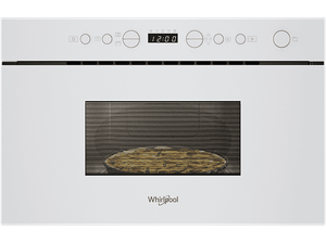 Kuchenka mikrofalowa z grillem do zabudowy WHIRLPOOL WMN14BW Crisp 750W 22l Biały