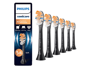 Końcówki do szczoteczki PHILIPS SONICARE Sonicare A3 Premium HX9096/88 6 szt. Czarny