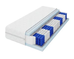 Materac 140x200 pocket kieszeniowy dwustronny średnio twardy H3 BLANC 21 cm