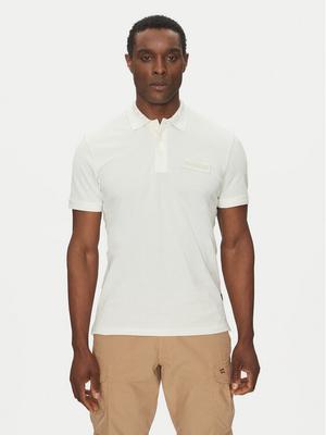Napapijri Polo E-Amundsen NP0A4IN9 Écru Regular Fit