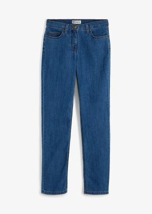 Jeansy ze stretchem, straight, mid waist