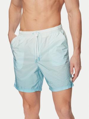Guess Szorty kąpielowe F6GT19 WN172 Turkusowy Regular Fit