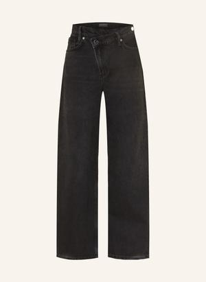Allsaints Dżinsy Z Szerokimi Nogawkami Aki schwarz