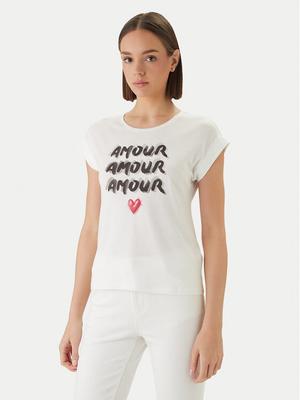 Morgan T-Shirt 261-DOUR Biały Regular Fit