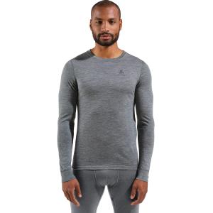 ODLO Koszulka męska BL TOP crew neck MERINO 200 szara (M)
