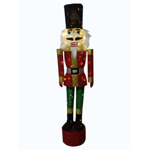 Figura ozdobna dziadek do orzechów LED 120 cm