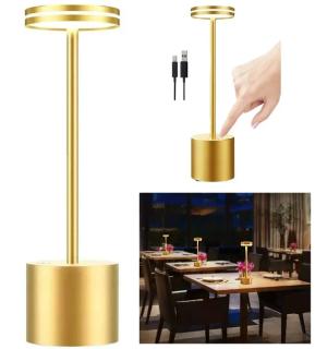 Lampka Nocna Stołowa Biurkowa Nowoczesna Lampa LED Bezprzewodowa Dotykowa