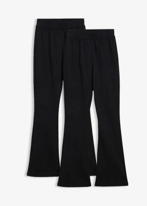 Legginsy temiczne o kroju bootcut (2 szt.)