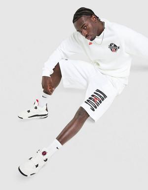 Jordan Szorty M J Brk Vt Flc Shrt Lb