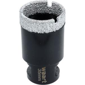 Otwornica z nasypem diamentowym 35 mm M14 diament lutowany Jufisto