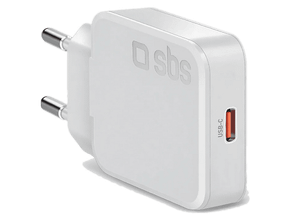 Ładowarka sieciowa SBS 30W GaN PD 3.0 USB-C Biały