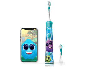 Szczoteczka PHILIPS SONICARE For Kids HX6322/04 z aplikacją na telefon, naklejki