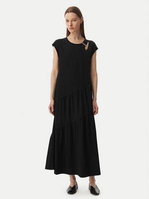 Liu Jo Sport Sukienka codzienna TA6237 J3855 Czarny Relaxed Fit
