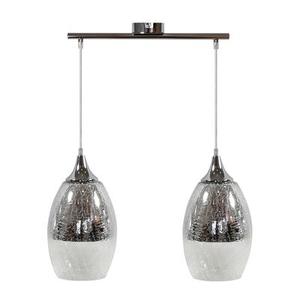 Lampa wisząca CELIA 2x60W E27 srebrny CANDELLUX