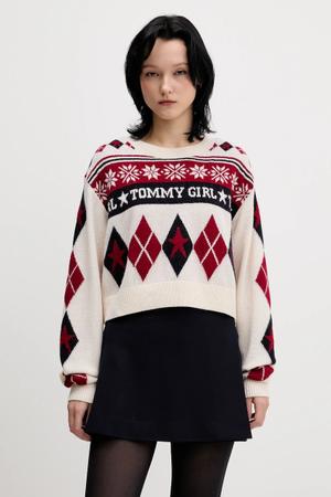 Tommy Jeans sweter wełniany