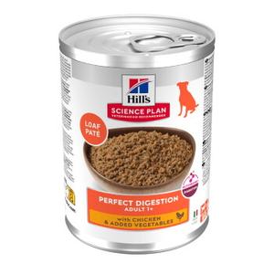 Hill's Science Plan karma mokra dla psa, Adult, Perfect Digestion, z kurczakiem i warzywami 12x370 g