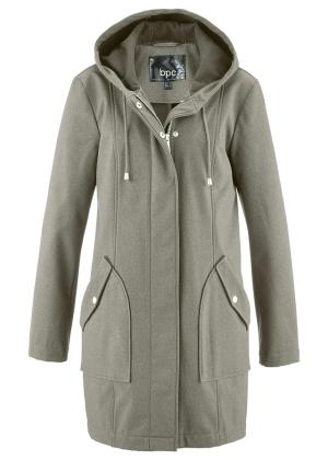 Kurtka parka softshell z kapturem