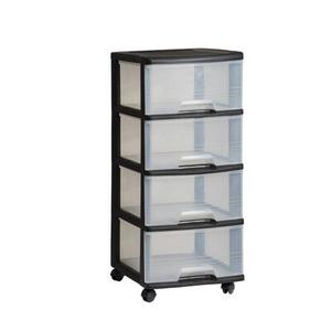 Regał 4 x 20 l czarny