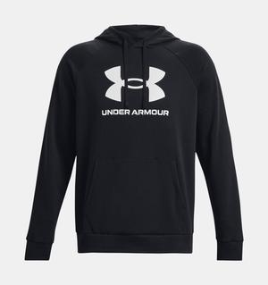 UNDER ARMOUR bluza bawełniania z kapturem UA Rival Fleece Logo HD czarna (S)