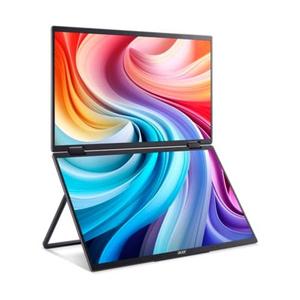 Acer PD3, PD163Q Dual Foldable Portable Monitor, Full HD IPS, HDMI, USB-C, 15.6