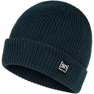 SUPER.NATURAL Merino Basic Beanie czapka unisex męska damska zimowa granatowa (one size)
