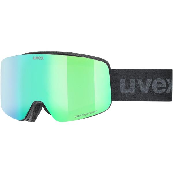 UVEX gogle narciarskie z technologią supravision pwdr FM zielone (one size)