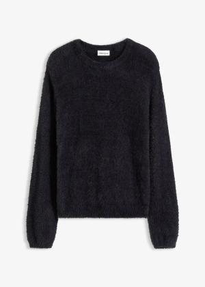 Sweter z pluszu z miękką wiskozą